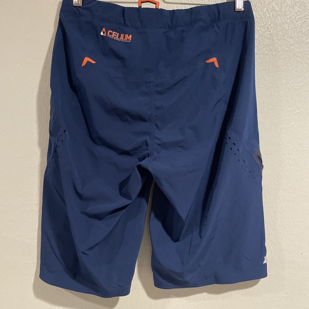 Celium Enduro Trail Shorts Men's 36‎ Navy Blue 100% Outdoor Sport Mtb Biking - Picture 6 of 11